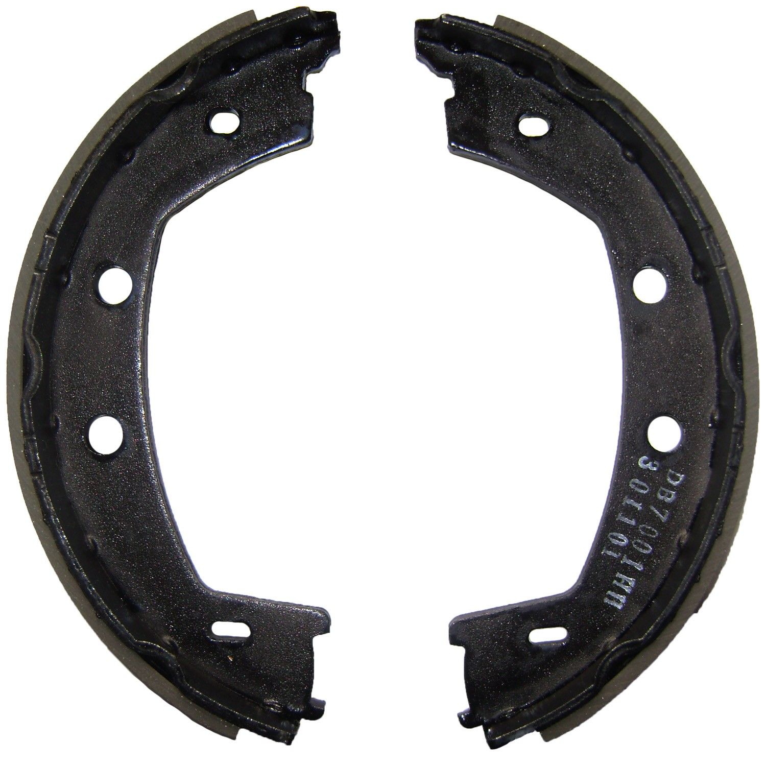 2015, 2014, 2013, 2012, 2011, 2010, 2009, 2008, 2007, 2006, 2005 Smart Fortwo Drum Brake Shoe