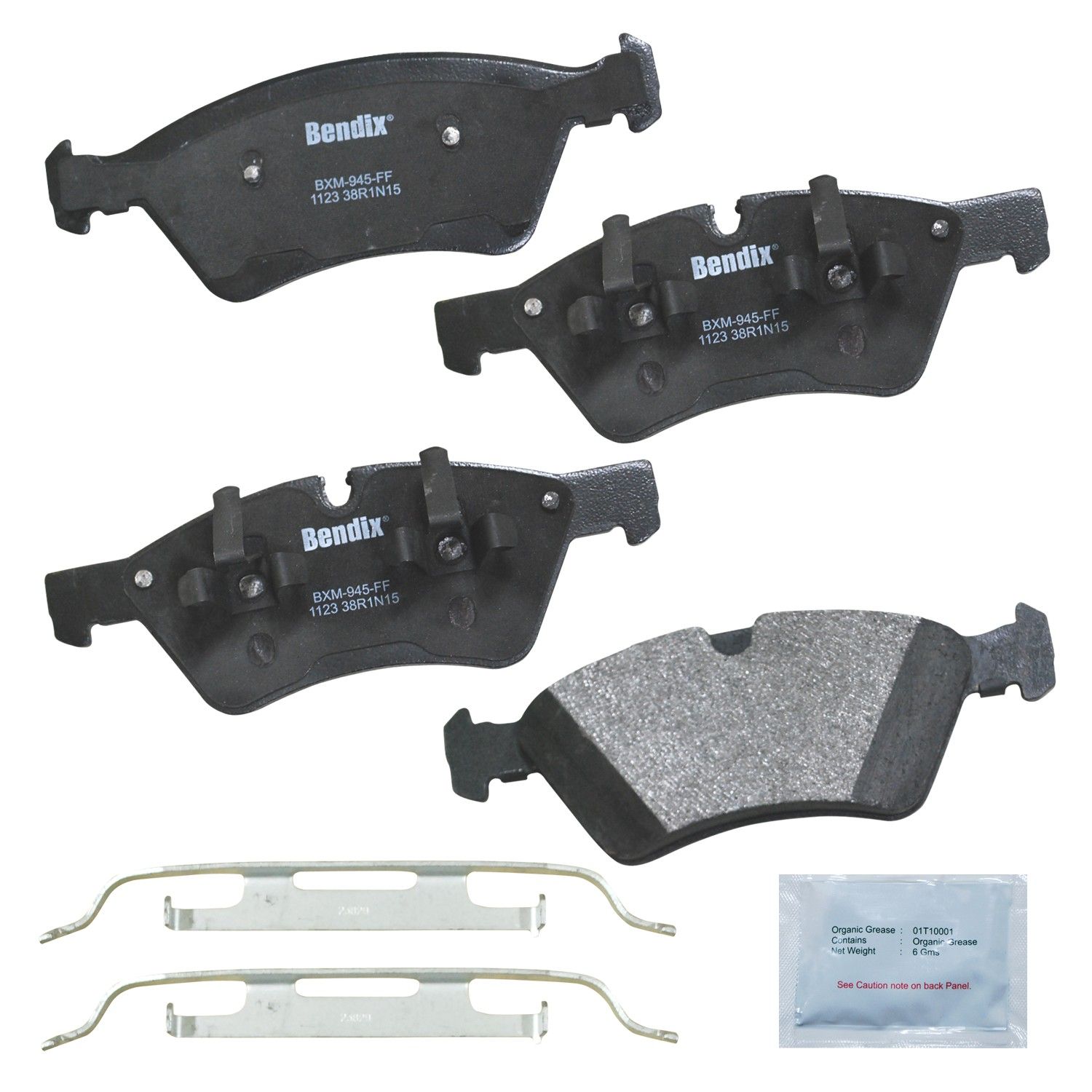 2009, 2008, 2007 Mercedes-Benz ML320 2007-2009 Mercedes-Benz E500 Disc Brake Pad Set