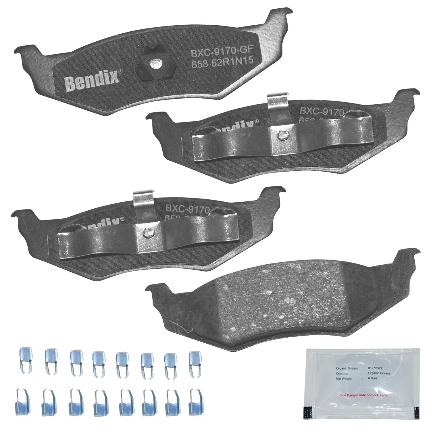 2004, 2003, 2002, 2001, 2000, 1999, 1998, 1997, 1996, 1995 Dodge Intrepid Disc Brake Pad Set
