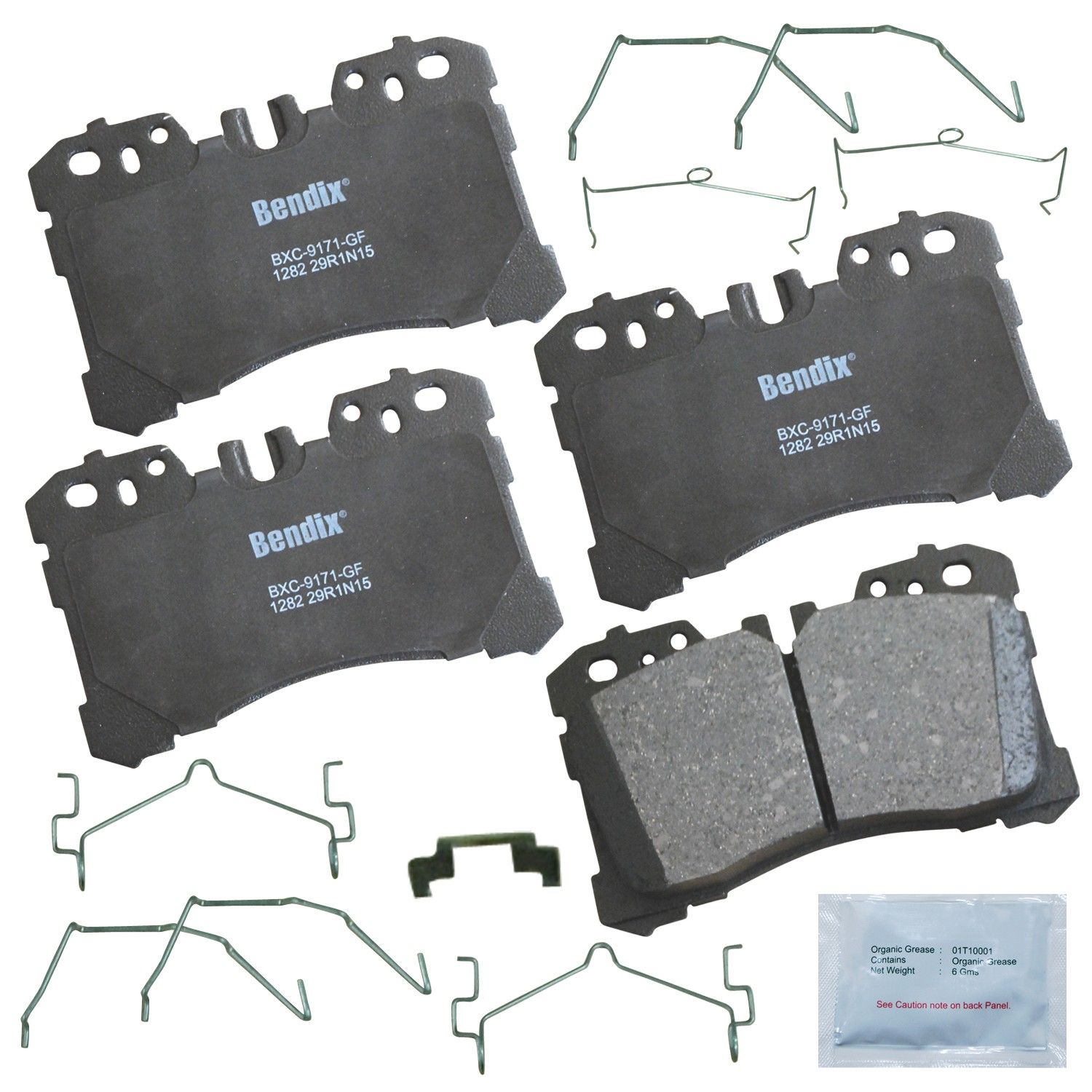 2016, 2015, 2014, 2013, 2012, 2011, 2010, 2009, 2008 Lexus LS600h Disc Brake Pad Set