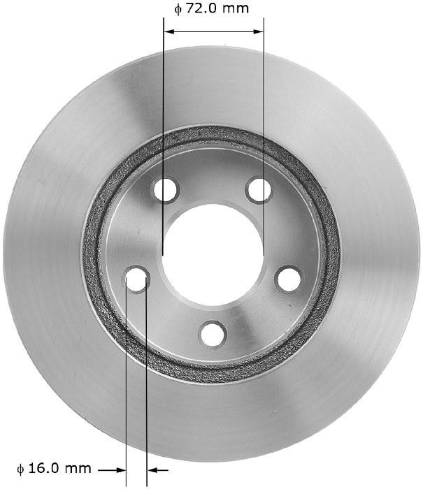 2001, 2000, 1999, 1998, 1997, 1996, 1995 Ford Explorer Disc Brake Rotor