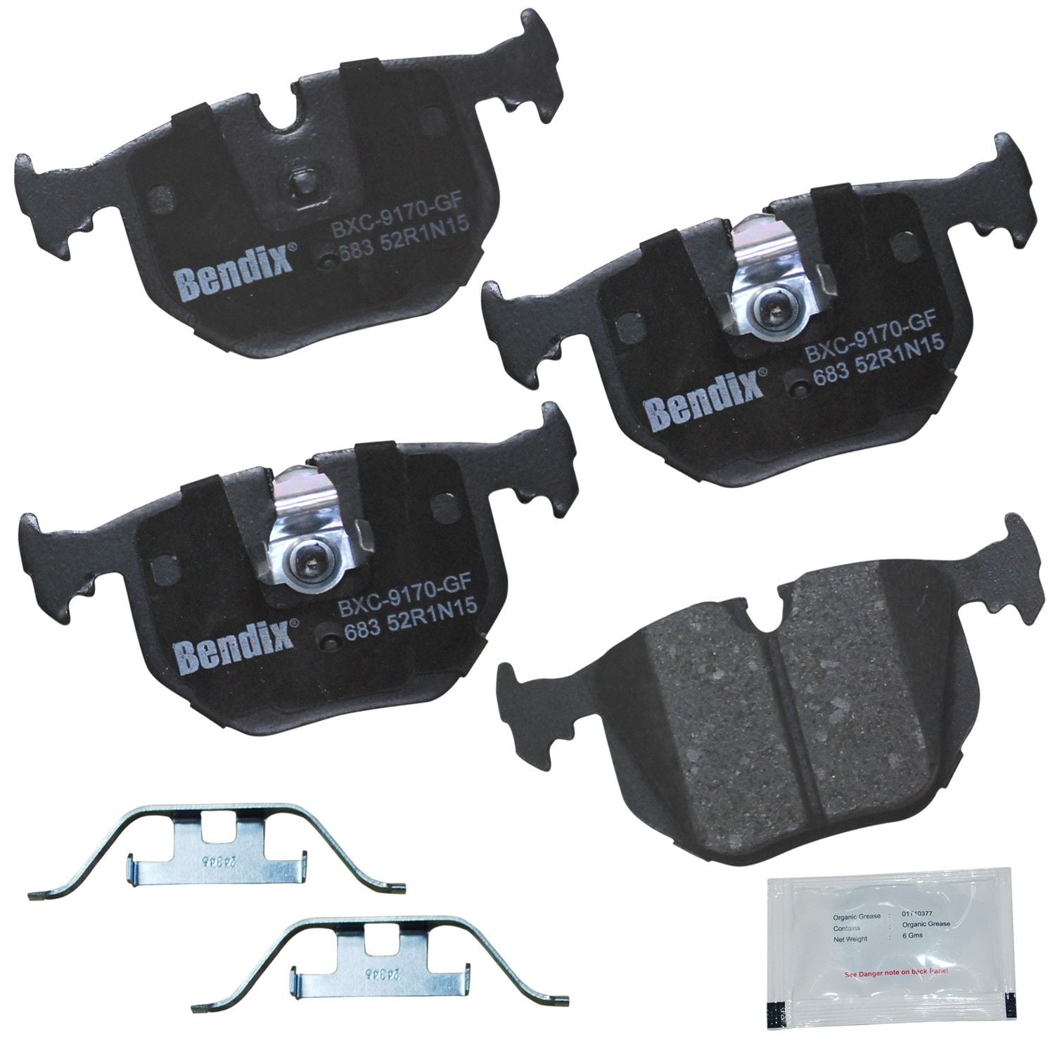 2006-2008 Bentley Arnage Disc Brake Pad Set Bendix