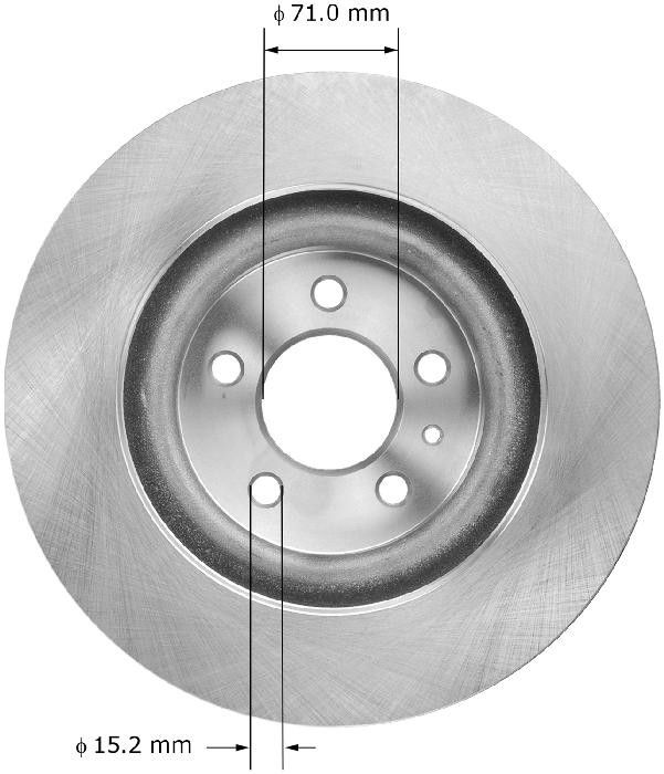 2014, 2013, 2012, 2011 Ford Mustang Disc Brake Rotor