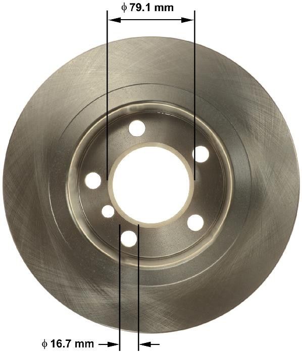 2016, 2015, 2014, 2013 Mini Cooper Paceman Countryman Disc Brake Rotor