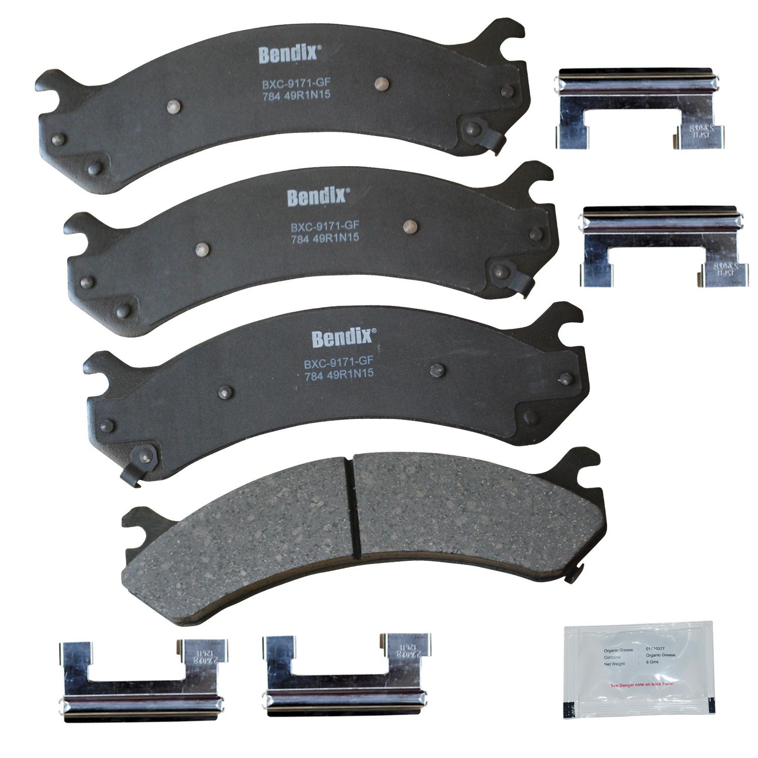 2009, 2008, 2007, 2006, 2005, 2004, 2003 Hummer H2 Disc Brake Pad Set