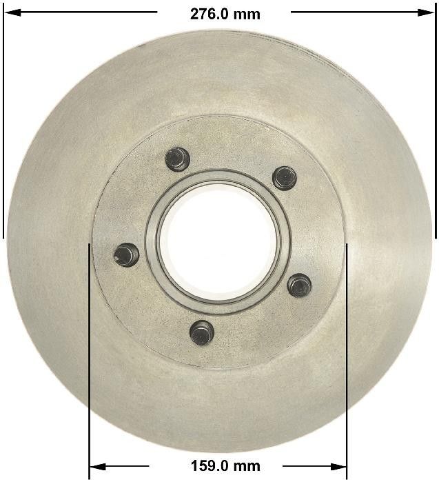 1994, 1993 Ford Explorer Disc Brake Rotor and Hub Assembly