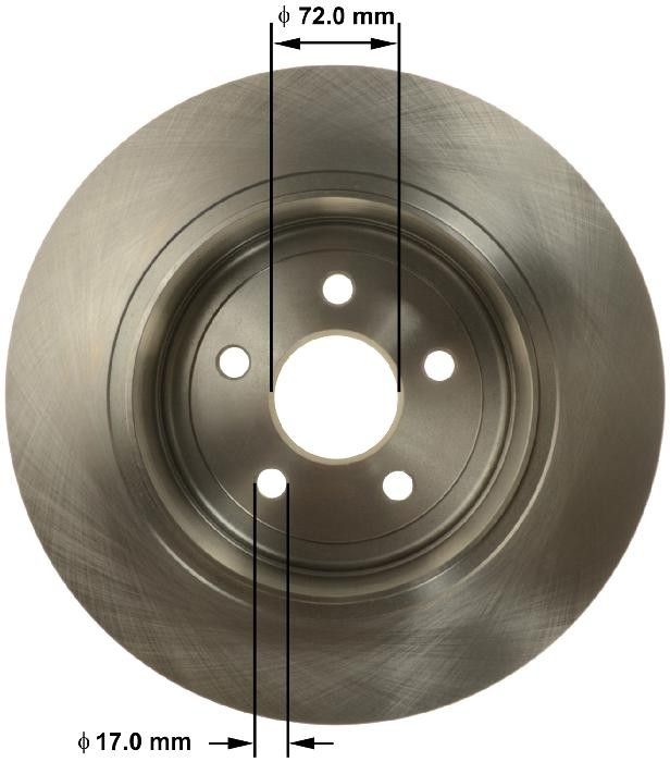 2024, 2023, 2022, 2021, 2020, 2019, 2018 Dodge Durango Cherokee Disc Brake Rotor