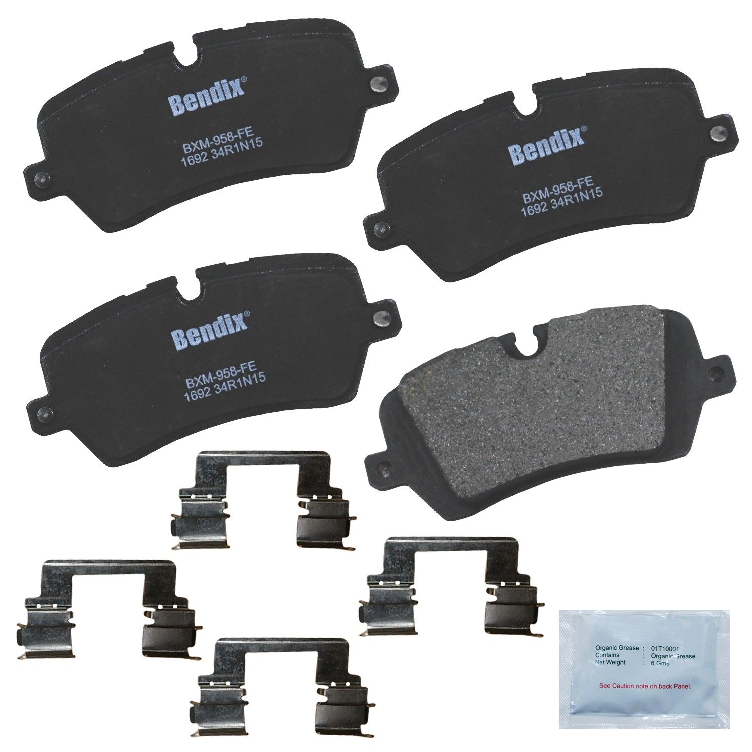 2021, 2020, 2019, 2018, 2017, 2016, 2015, 2014, 2013 Land Rover Range Rover Defender 110 Disc Brake Pad Set