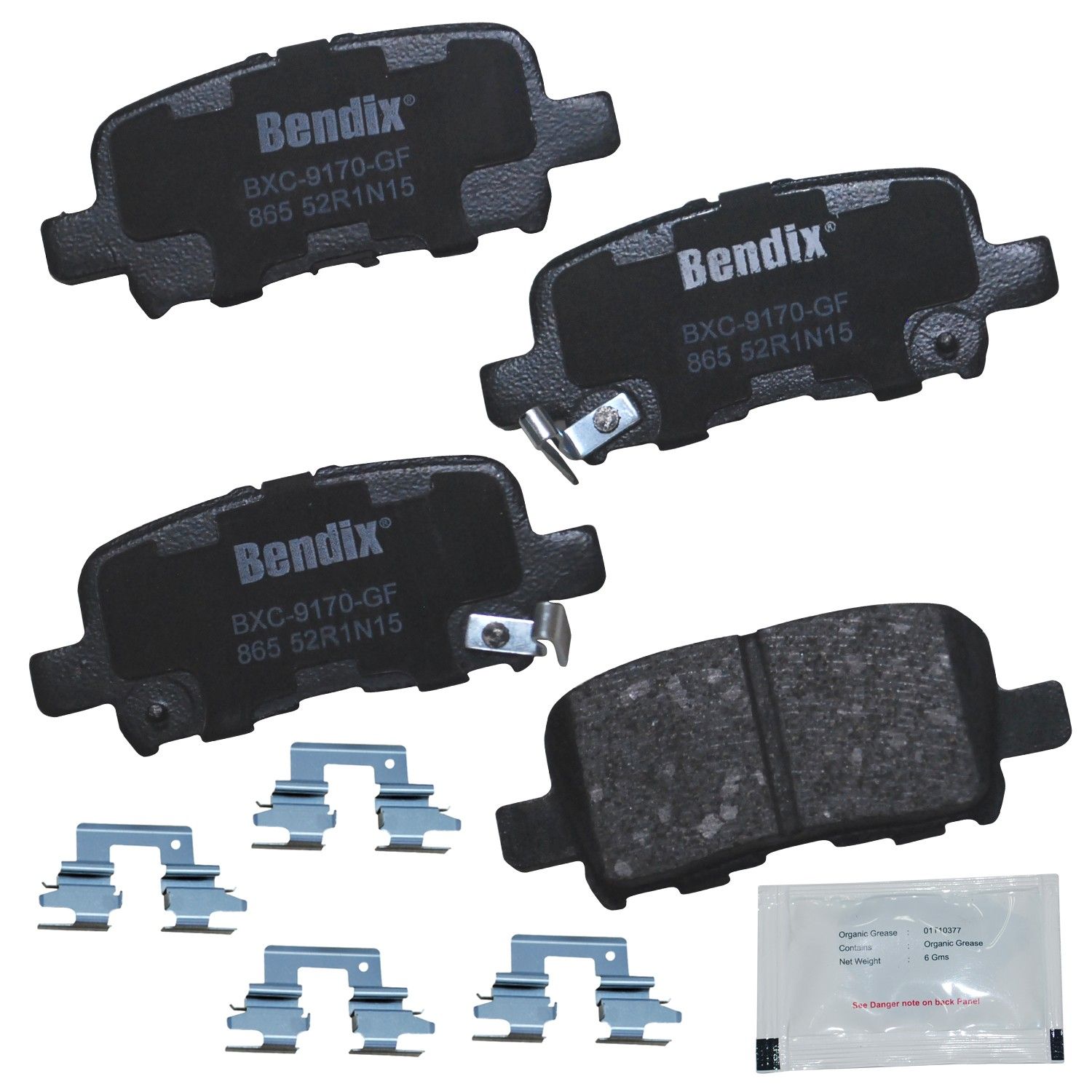 2008, 2007, 2006, 2005, 2004, 2003 Honda Pilot Disc Brake Pad Set