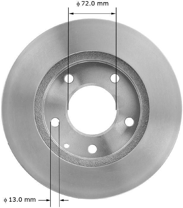 1997, 1996, 1995, 1994, 1993 Ford Probe Disc Brake Rotor