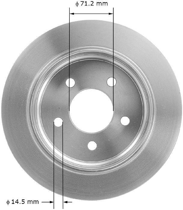 2001, 2000, 1999, 1998, 1997, 1996, 1995 Ford Explorer Disc Brake Rotor