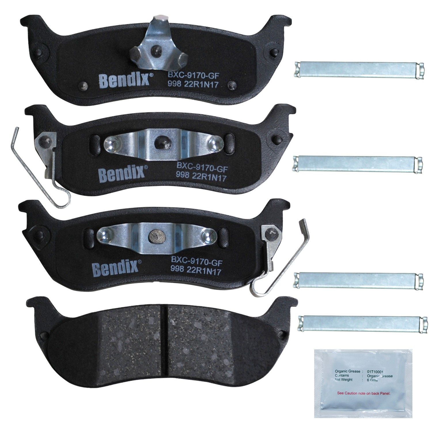 2008, 2007, 2006, 2005, 2004 Chrysler Pacifica Disc Brake Pad Set
