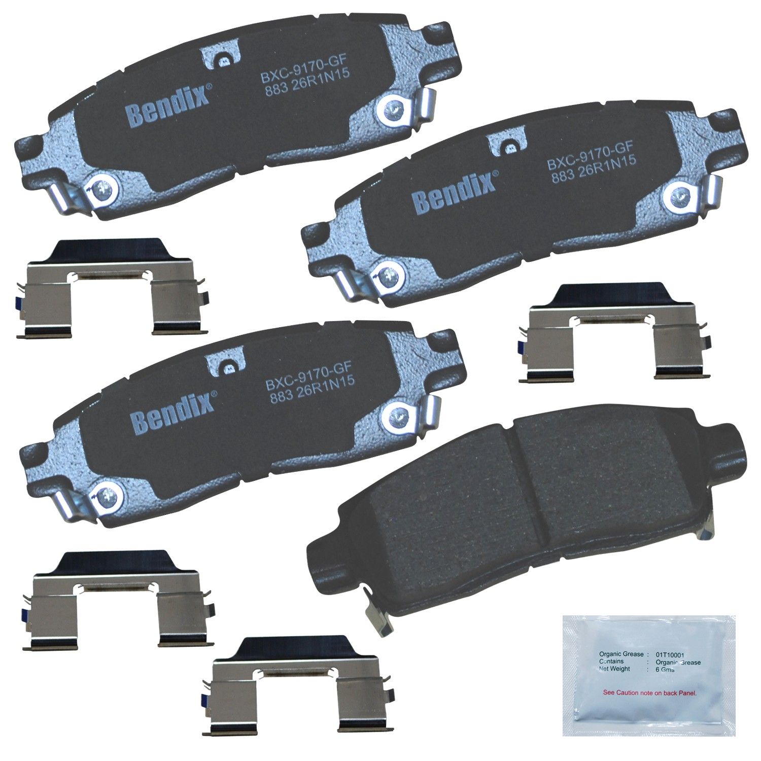 2002-2009 Buick Enclave Disc Brake Pad Set Bendix