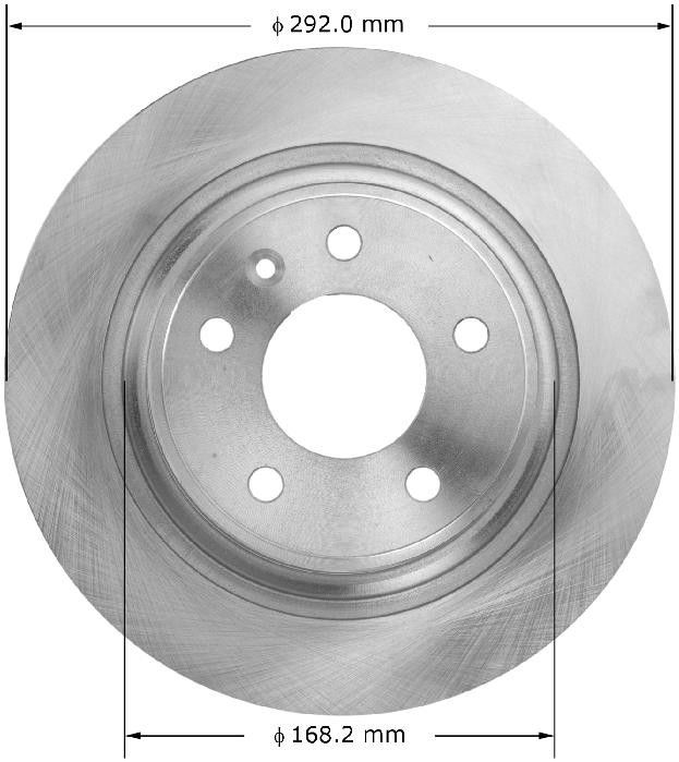 2015, 2014, 2013 Chevrolet Cruze Disc Brake Rotor