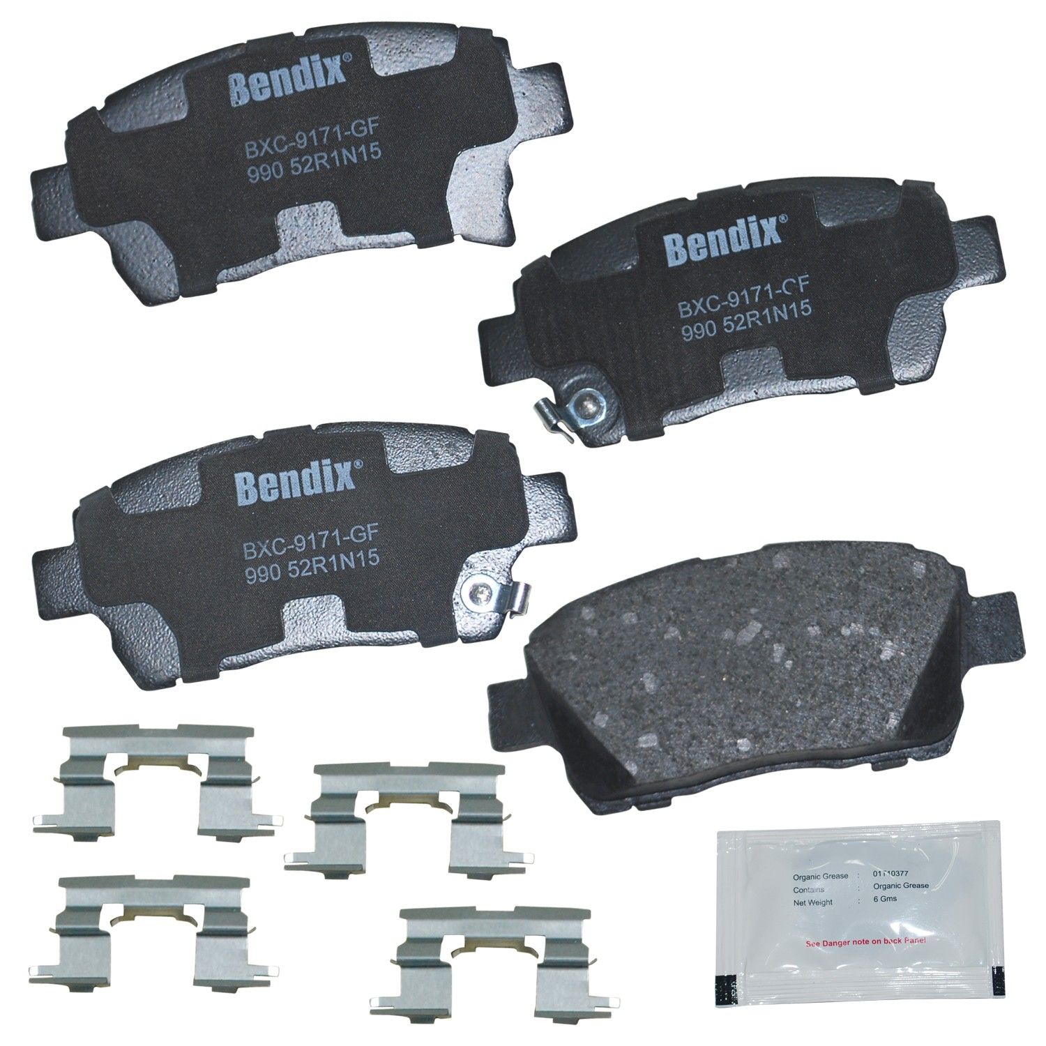 2009, 2008, 2007, 2006, 2005, 2004, 2003 Toyota Prius Disc Brake Pad Set