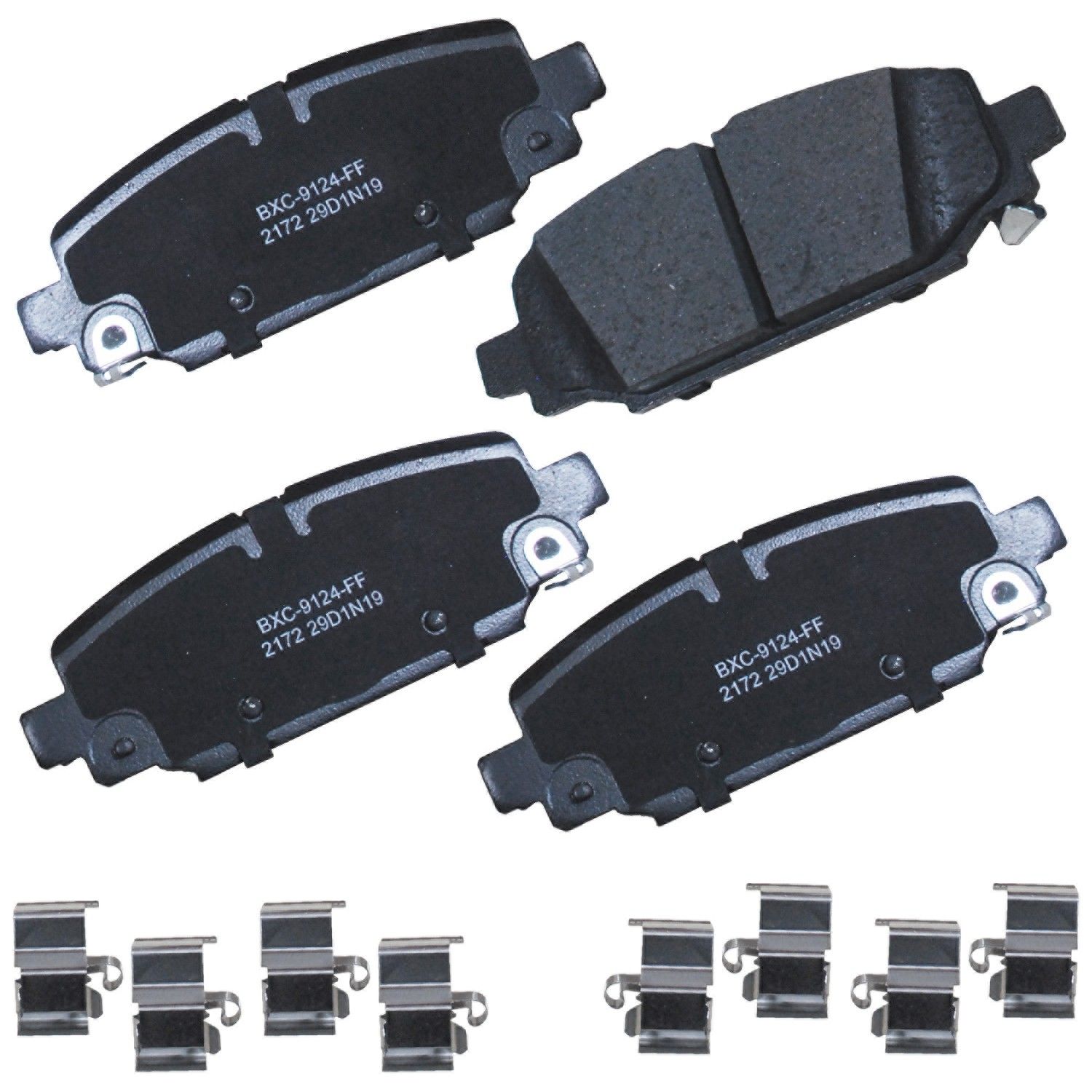 2024, 2023, 2022, 2021, 2020, 2019, 2018 Jeep Wrangler Disc Brake Pad Set