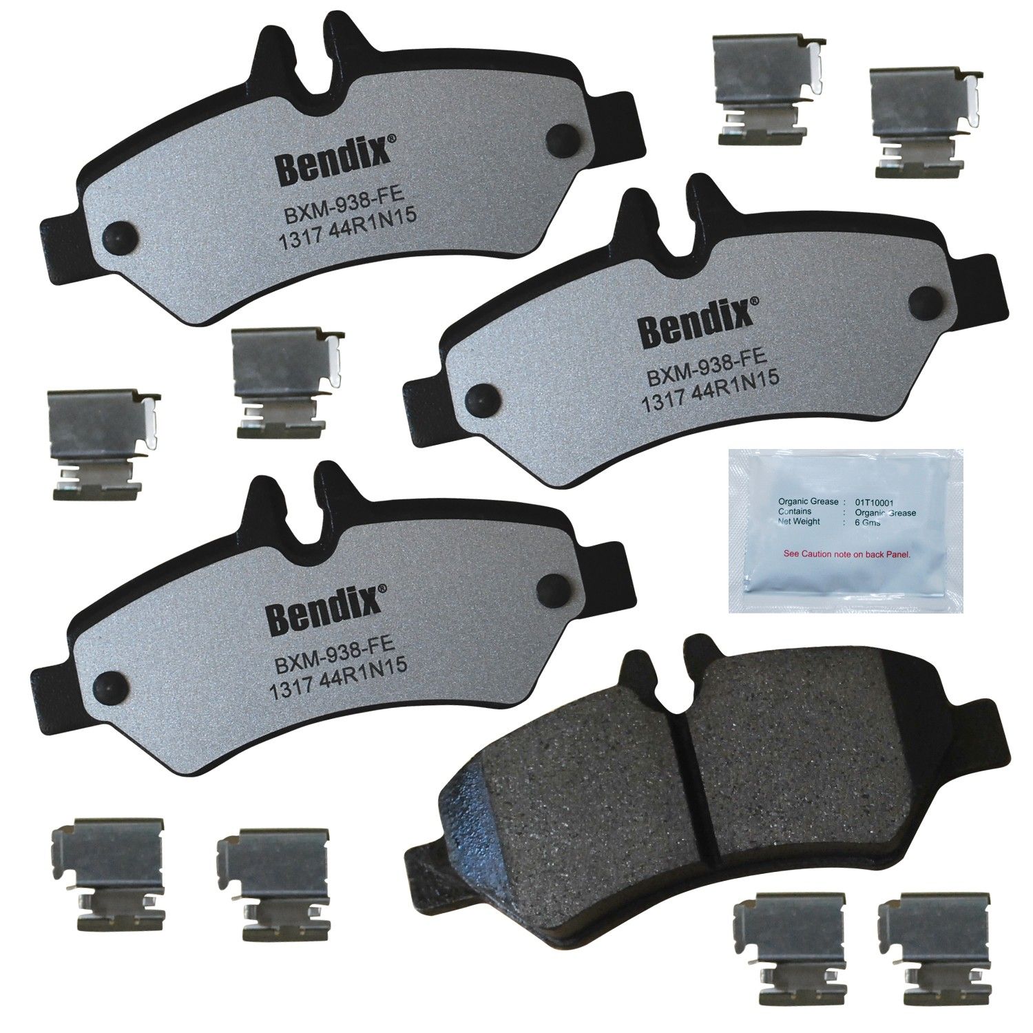 2018, 2017, 2016, 2015, 2014, 2013, 2012, 2011, 2010, 2009, 2008, 2007 Freightliner Sprinter 2500 2500 Disc Brake Pad Set