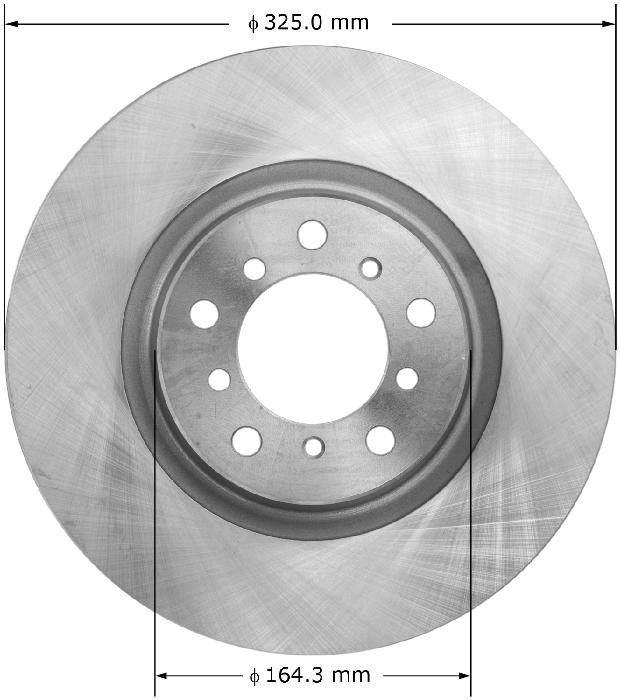 2006, 2005, 2004, 2003, 2002, 2001 BMW M3 Disc Brake Rotor