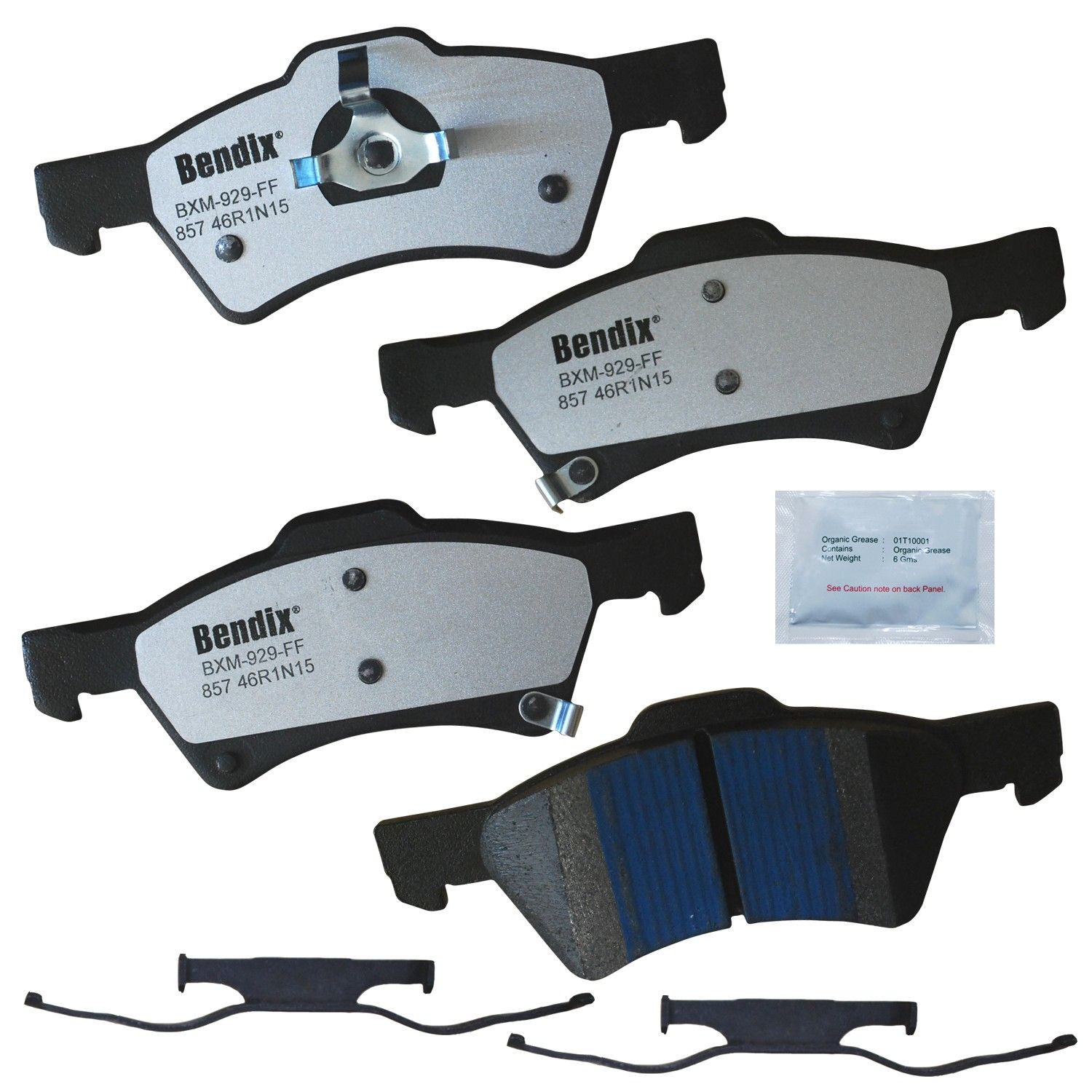 2007, 2006, 2005, 2004, 2003, 2002, 2001 Dodge Caravan & Country Disc Brake Pad Set