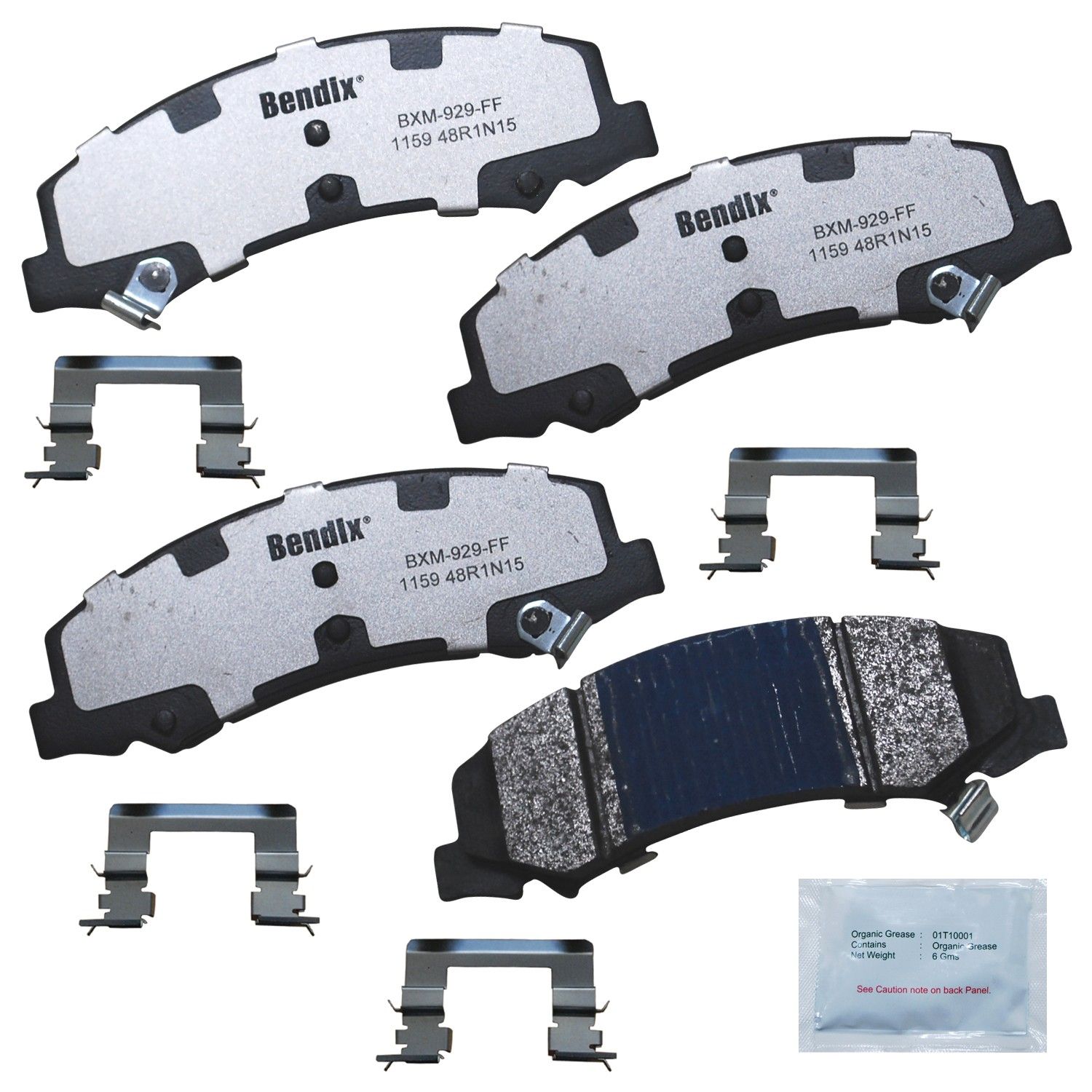 2016, 2015, 2014, 2013, 2012, 2011, 2010, 2009, 2008, 2007, 2006 Chevrolet Impala Disc Brake Pad Set