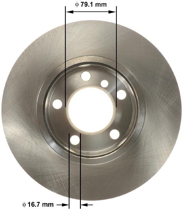 2016, 2015, 2014, 2013 Mini Cooper Paceman Countryman Disc Brake Rotor