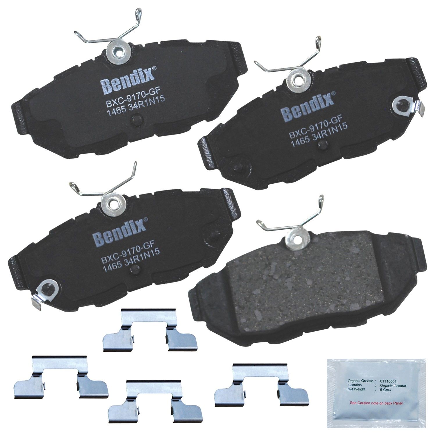 2014, 2013, 2012, 2011, 2010, 2009, 2008, 2007, 2006, 2005 Ford Mustang Disc Brake Pad Set