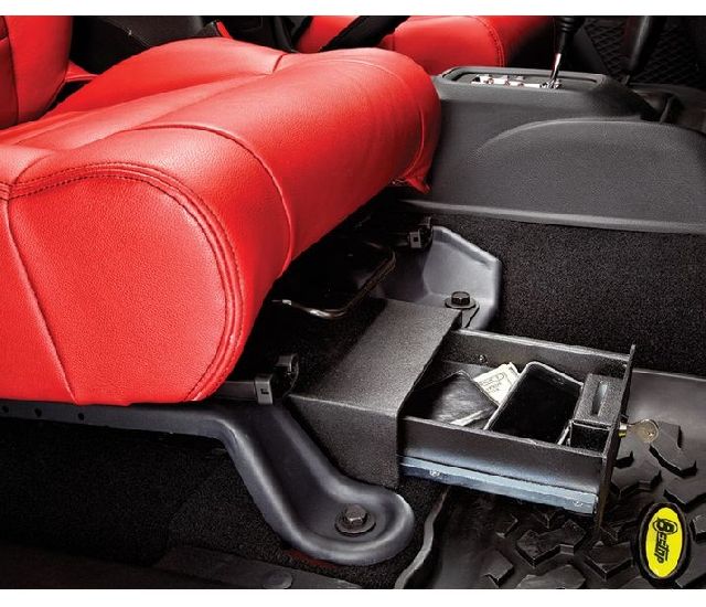 2007-2017 Jeep Wrangler Underseat Storage Box (Bestop)