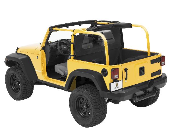 2007-2017 Jeep Wrangler Soft Top Wind Screen (Bestop)