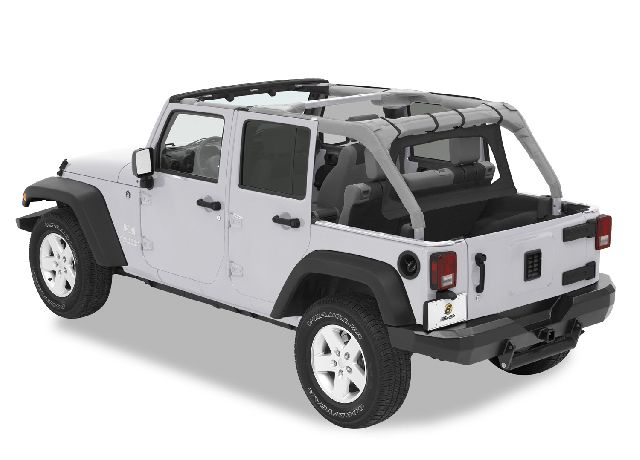 2007-2017 Jeep Wrangler Soft Top Wind Screen (Bestop)