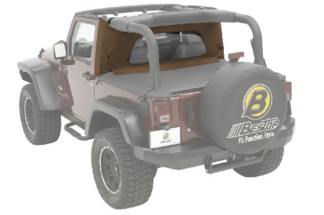 1997-2002 Jeep Wrangler Soft Top Wind Screen (Bestop)