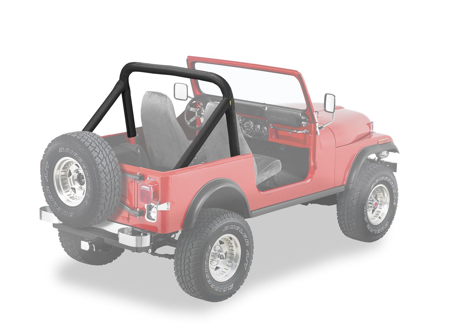 1986, 1985, 1984, 1983, 1982, 1981, 1980 Jeep CJ7 Roll Bar Padding