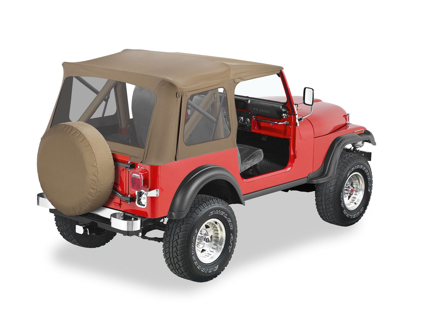 1986, 1985, 1984, 1983, 1982, 1981, 1980, 1979, 1978, 1977, 1976 Jeep CJ7 Soft Top
