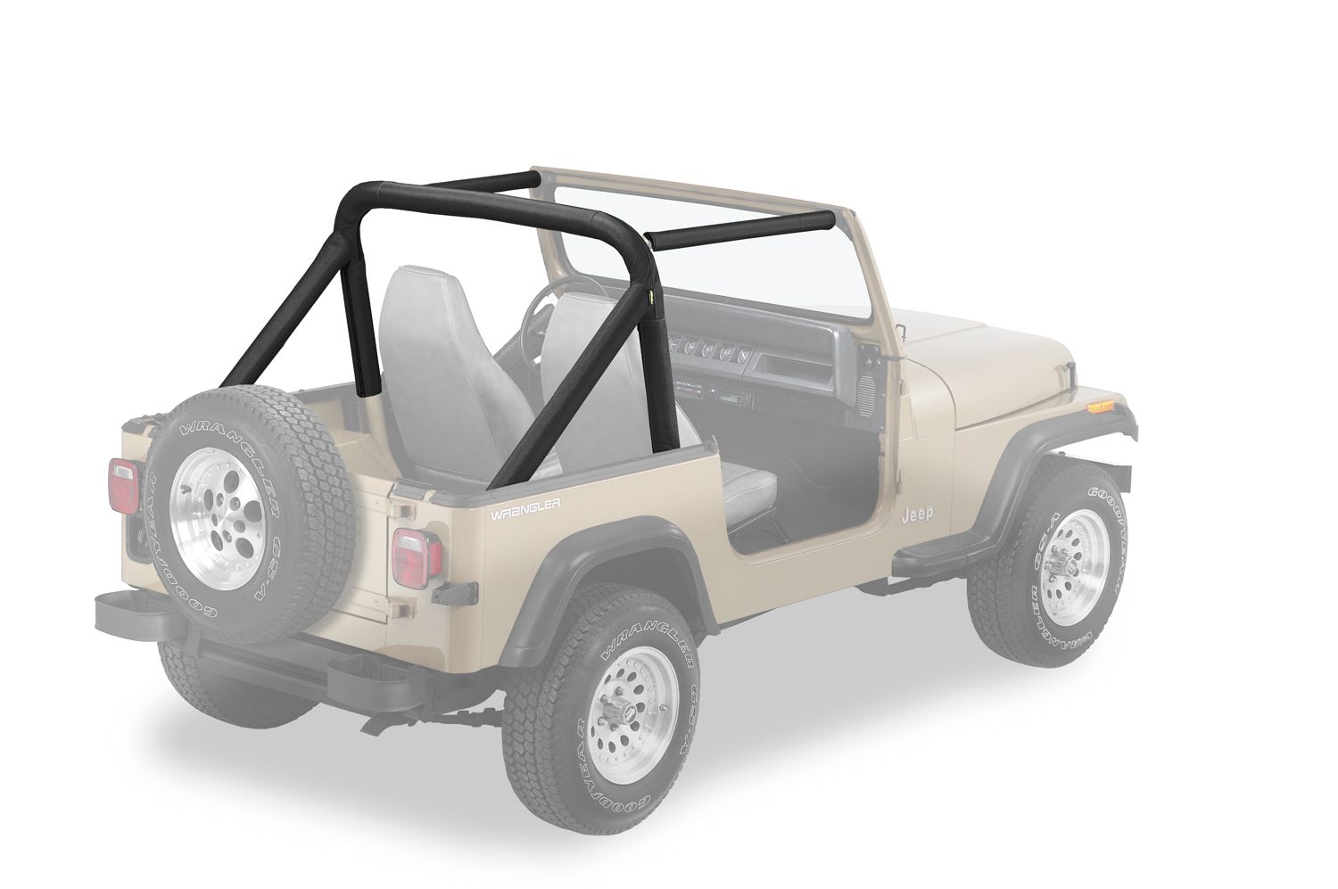 1990, 1989, 1988, 1987 Jeep Wrangler Roll Bar Padding