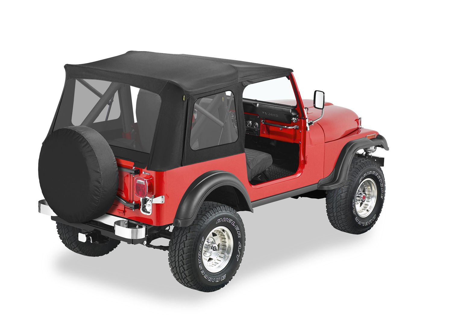 1986, 1985, 1984, 1983, 1982, 1981, 1980, 1979, 1978, 1977, 1976 Jeep CJ7 Soft Top