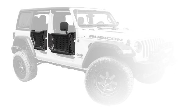 2018-2021 Jeep Wrangler Door - Rear (Body Armor)