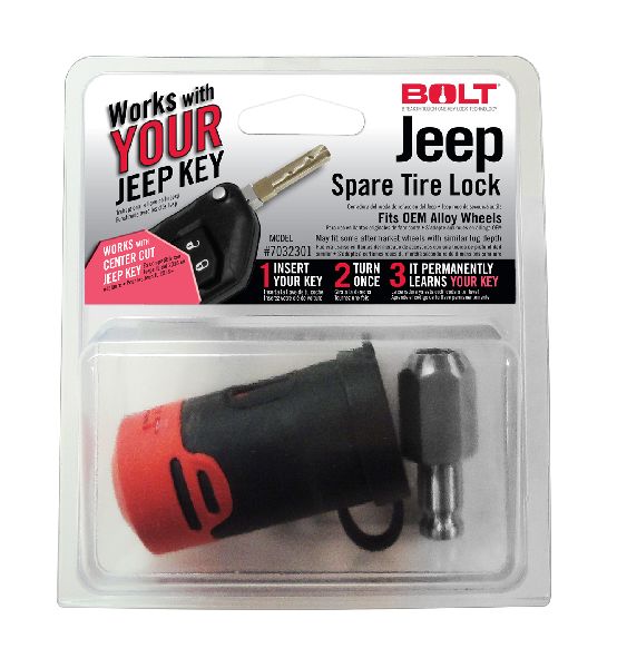 2018-2025 Jeep Wrangler Spare Tire Lock (BOLT)