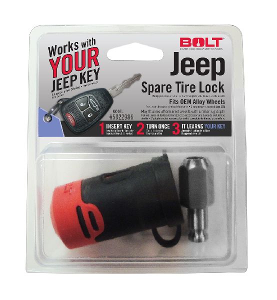 1991-2022 Jeep Wrangler Spare Tire Lock (BOLT)
