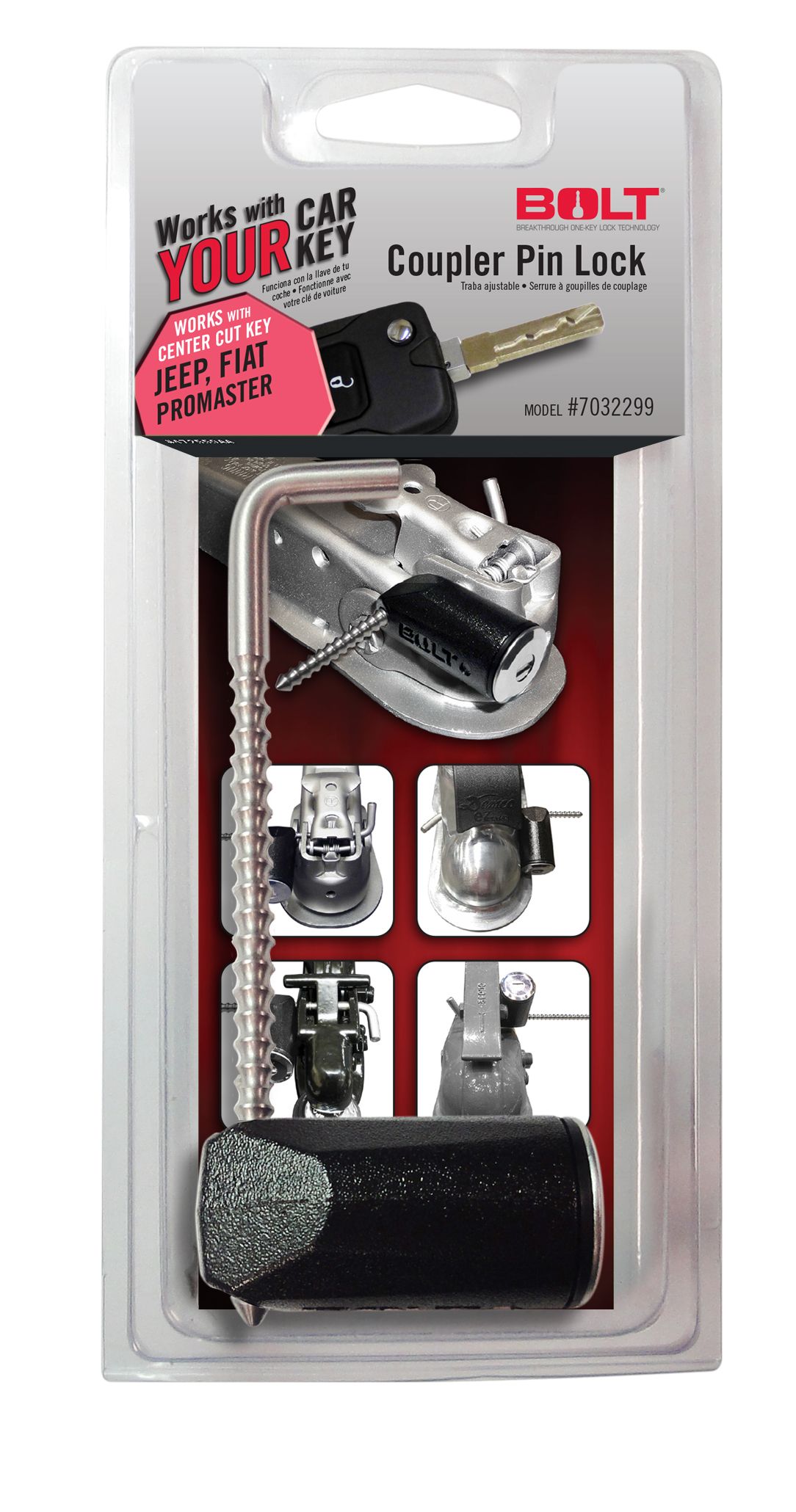 2025, 2024, 2023, 2022, 2021, 2020, 2019, 2018 Jeep Compass Trailer Hitch Lock