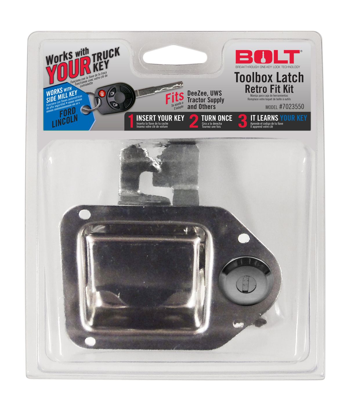 2025, 2024, 2023, 2022, 2021, 2020 Lincoln Aviator Truck Tool Box Lock and Key