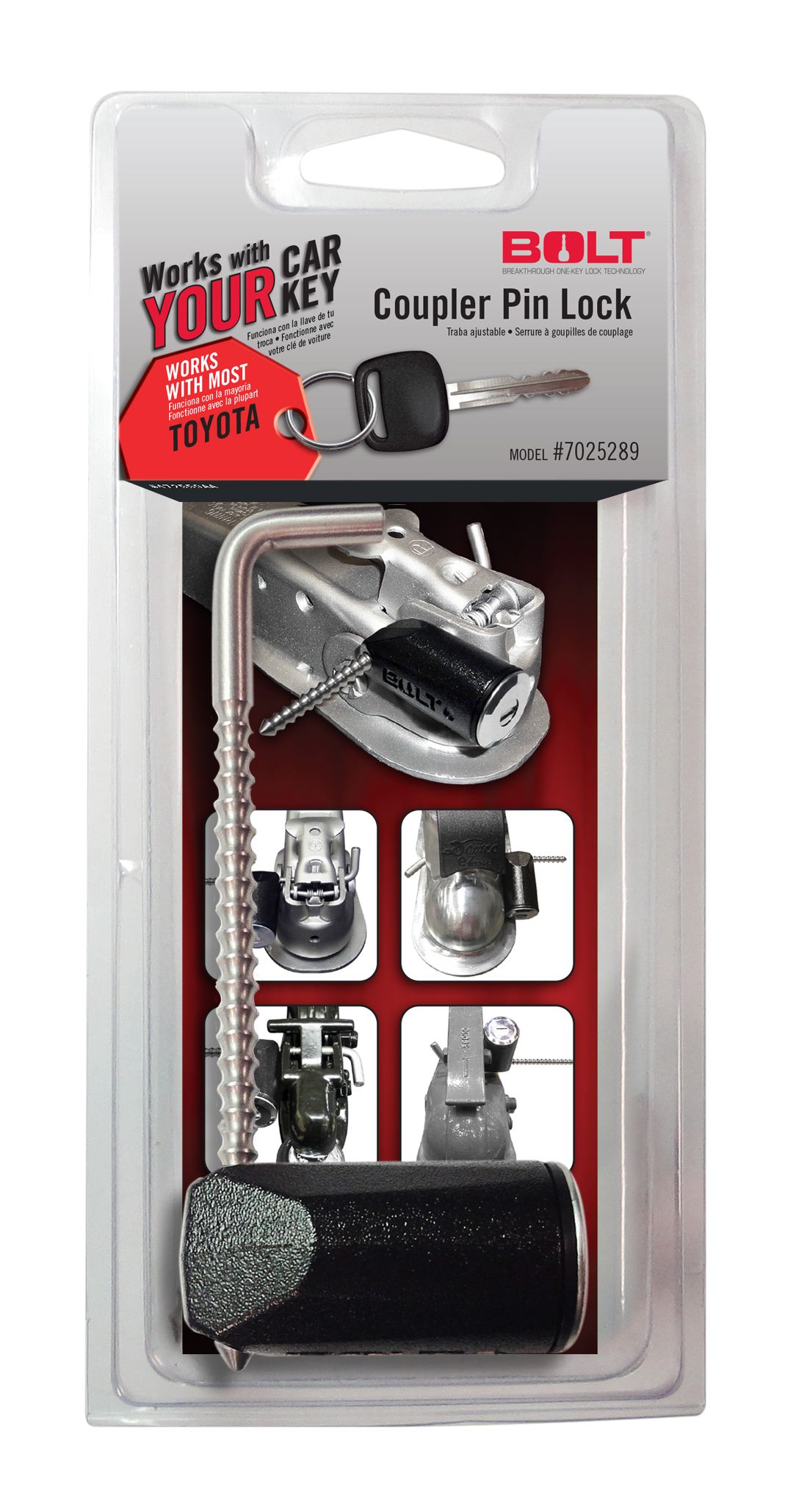 2014, 2013, 2012, 2011, 2010, 2009, 2008, 2007, 2006, 2005, 2004, 2003, 2002, 2001 Toyota Prius Trailer Hitch Lock