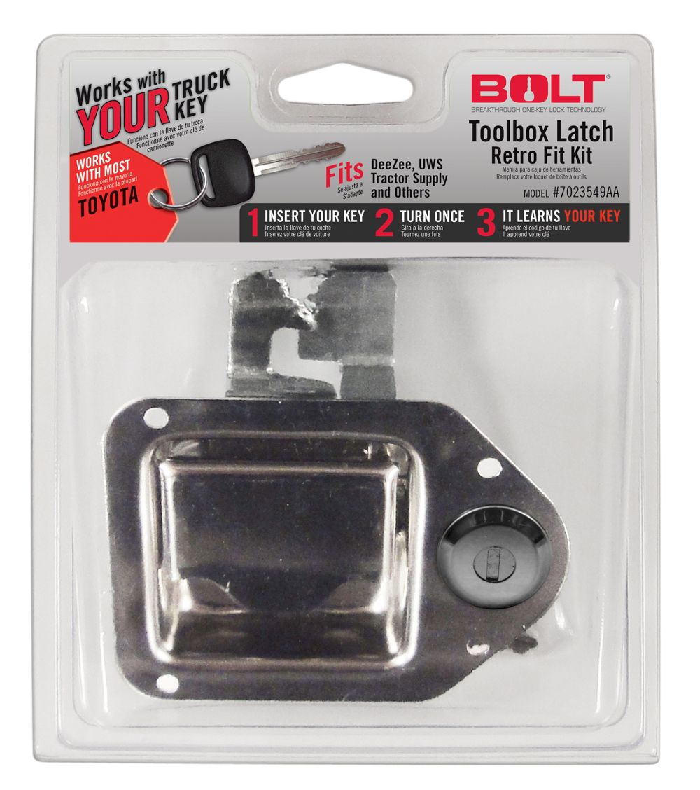 2014, 2013, 2012, 2011, 2010, 2009, 2008, 2007, 2006, 2005, 2004, 2003, 2002, 2001 Toyota Prius Truck Tool Box Lock and Key