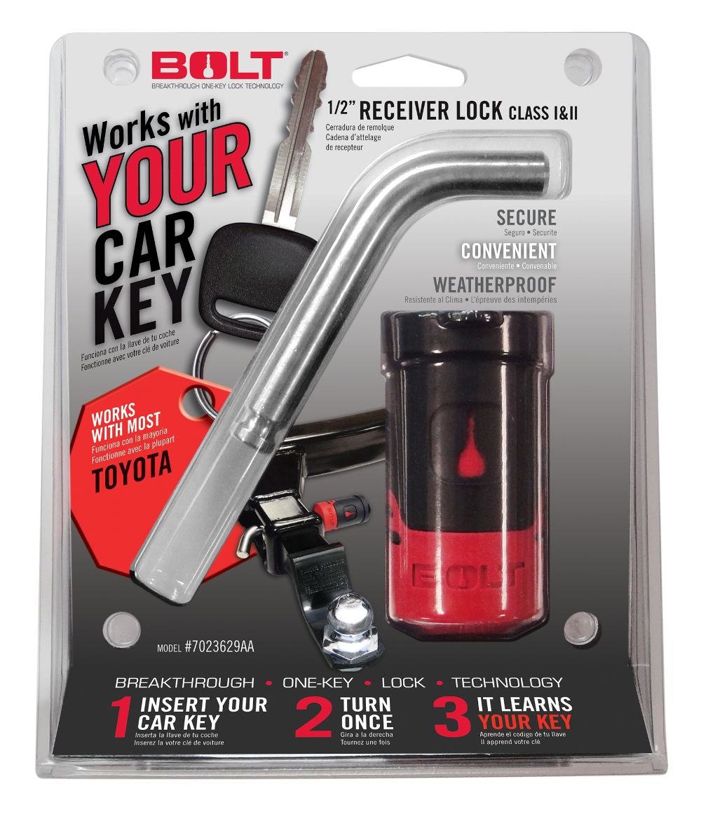2014, 2013, 2012, 2011, 2010, 2009, 2008, 2007, 2006, 2005, 2004, 2003, 2002, 2001 Toyota Prius Trailer Hitch Lock