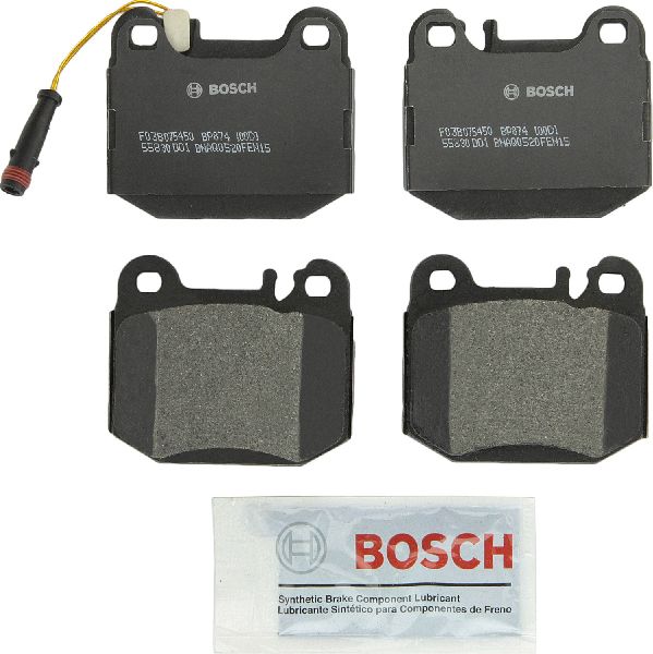 2004-2012 Maserati Quattroporte Disc Brake Pad Set - Rear (Bosch)
