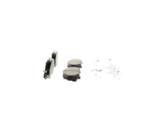 2018-2024 Honda Odyssey Disc Brake Pad Set - Front (Bosch)
