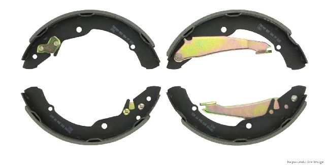 1965-1980 Toyota Land Cruiser Drum Brake Shoe Set - Front or Rear (Bosch)
