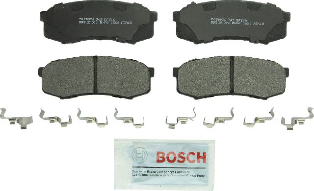 2001-2007 Toyota Sequoia Disc Brake Pad Set - Rear (Bosch)