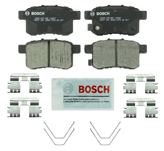 2009-2014 Acura TSX Disc Brake Pad Set - Rear (Bosch)