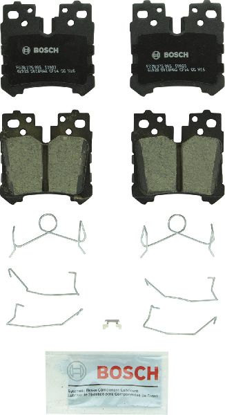 2008-2016 Lexus LS600h Disc Brake Pad Set - Rear (Bosch)