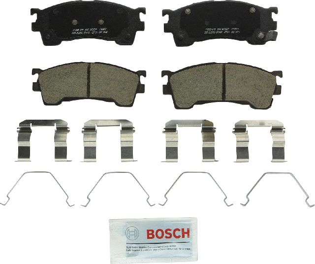 1999-2000 Mazda Protege Disc Brake Pad Set - Front (Bosch)