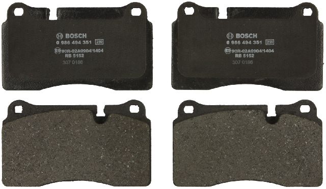 2006-2009 Land Rover Range Rover Sport Disc Brake Pad Set - Front (Bosch)